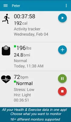 myFitness Companion android App screenshot 12